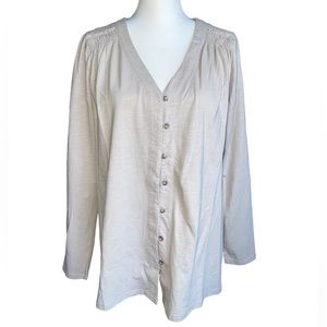 Very J🦎Long Sleeve Button Down Top🌵